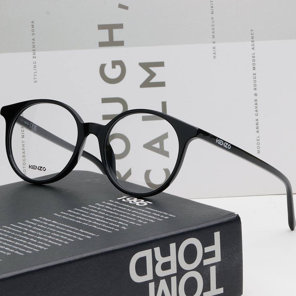 KENZO Round Acetate Eyeglasses Unisex KZ50140I 001