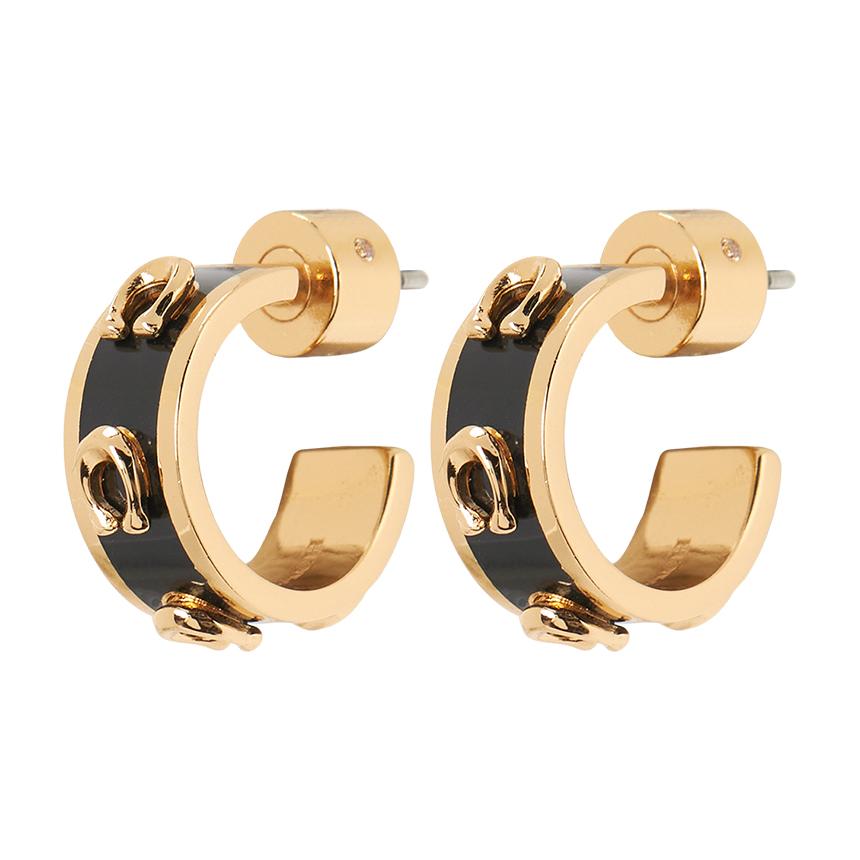 Coach Signature Women’s Earrings 448375 GLD 001