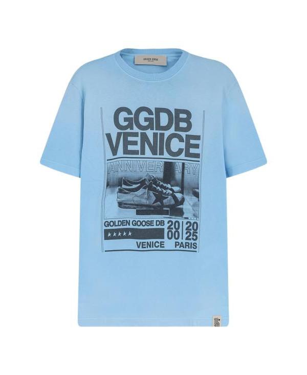 GOLDEN GOOSE Graphic Print T-Shirt for Men