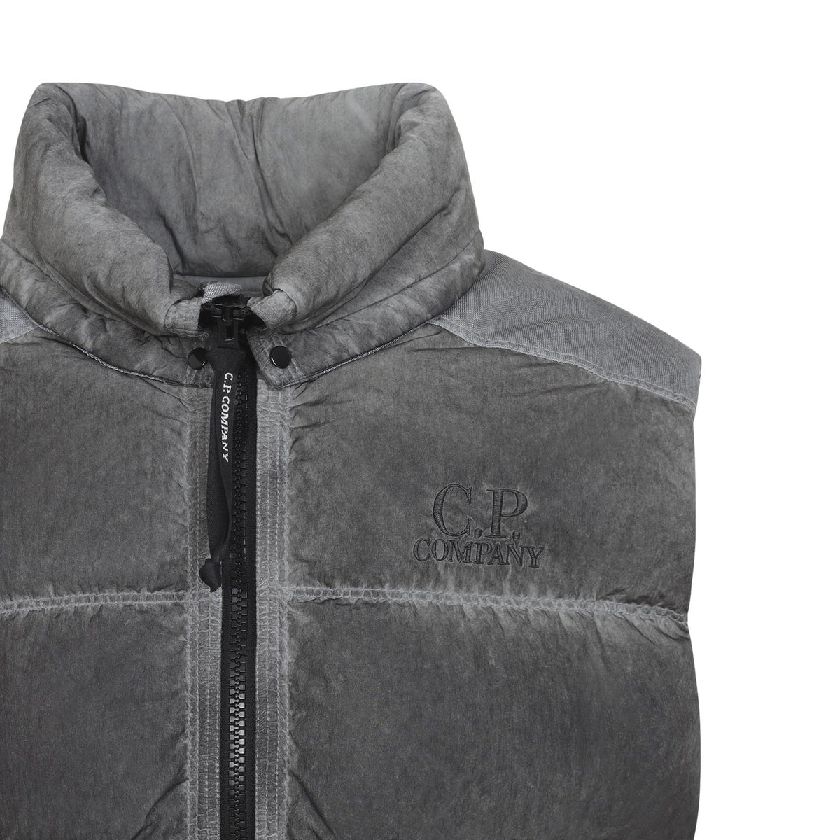 CP Company Nylon Padded Vest Men's Outerwear Black