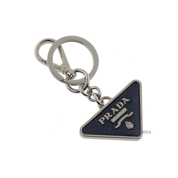 PRADA Men's Saffiano Leather Keychain 2PP080 053 F0216
