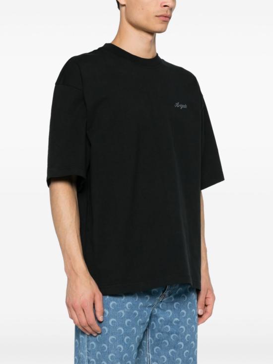 AXEL ARIGATO Black Cotton Short Sleeve T-Shirt A1460005BLACK DOM
