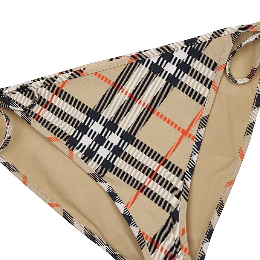 BURBERRY Sand Check Bikini Bottoms Women’s Swimwear