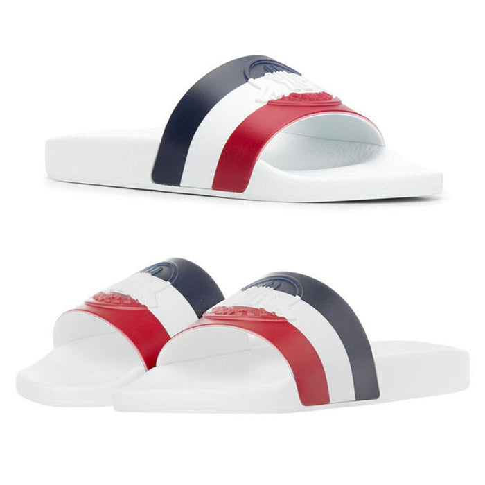 Moncler Tricolor Logo Slide Sandals 4C700 00 01A49 002