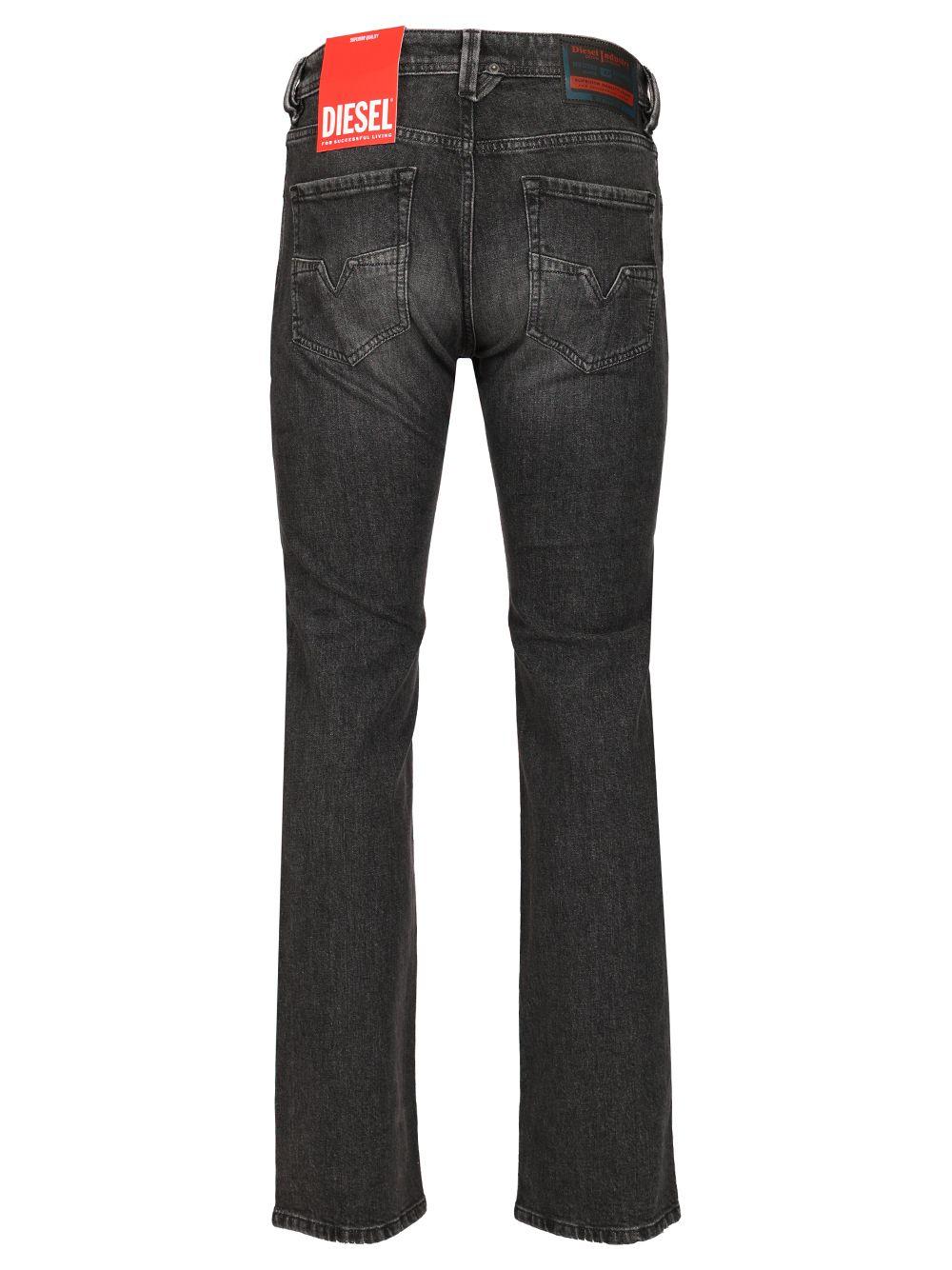 DIESEL Blue Denim Jeans Men's Straight Leg Pants