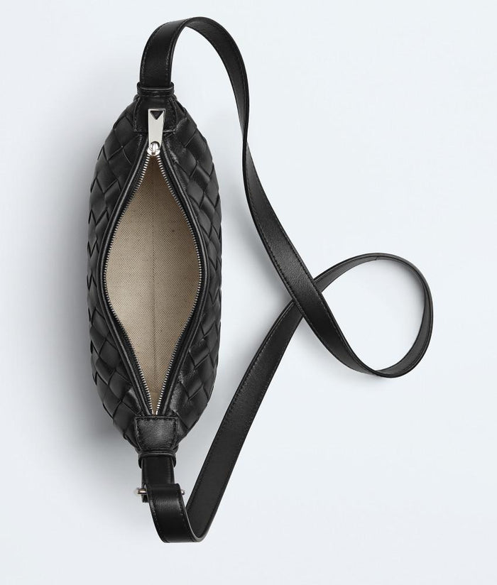 Bottega Veneta Black Travel Phone Pouch