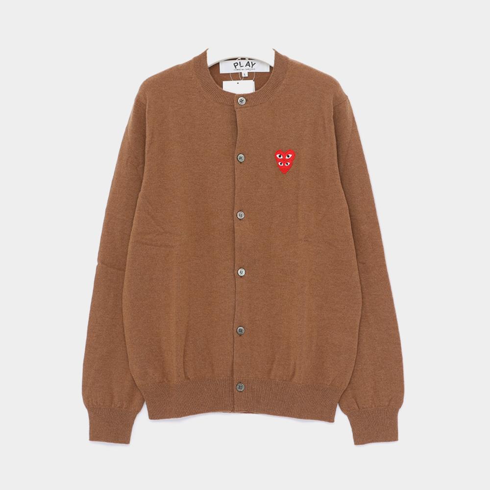 Comme des Garcons Double Red Heart Patch Logo Crewneck Women's Car AX N075 051 3