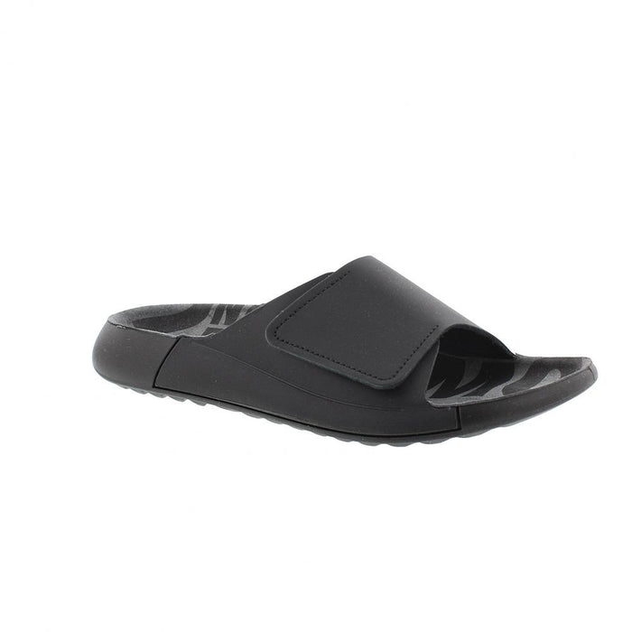 ecco Cosmo Women’s Leather Slide Sandals Black