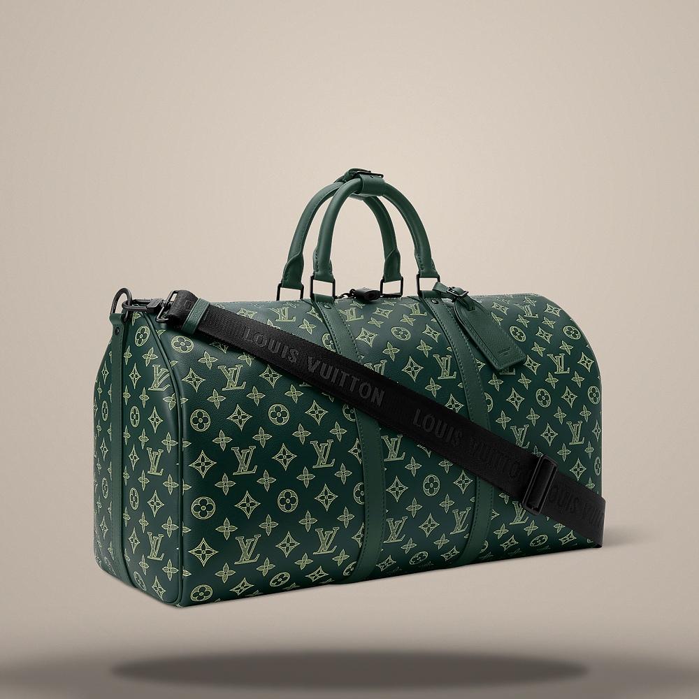 Louis Vuitton Keepall Bandouliere 50 Forest Green Crossbody Bag M27179