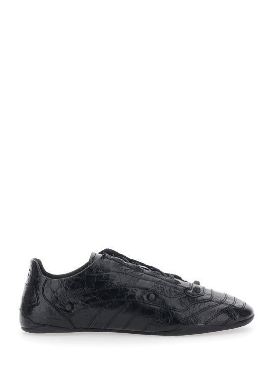 BALENCIAGA City Sneakers Black Leather Men’s Sneakers
