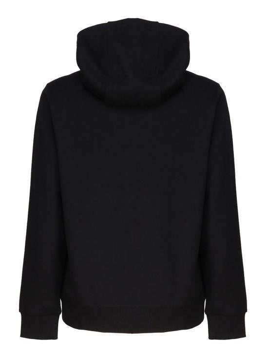 BURBERRY Logo Print Cotton Hoodie Sweatshirt
