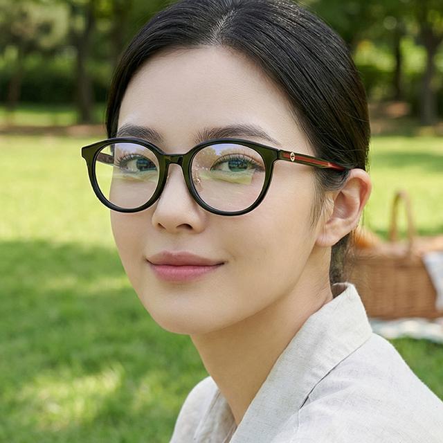 GUCCI Asian Fit Round Acetate Eyeglass Frames Unisex GG1867OK 001