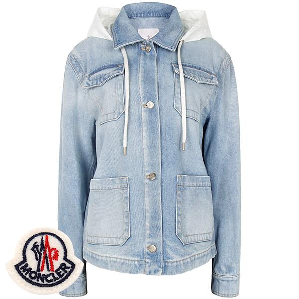 Moncler Denim Blue MELISSA Denim Jacket 1A00114 597LH 715