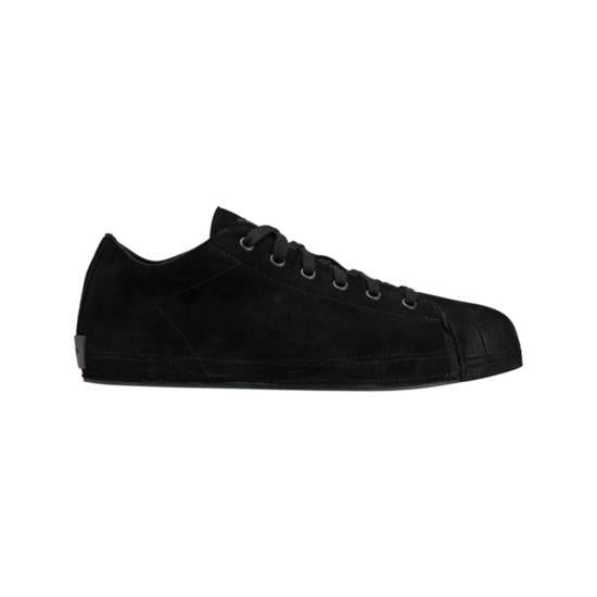 Y-3 White Black Leather Sneakers YY3U261PSSN057BK BLACK DOM
