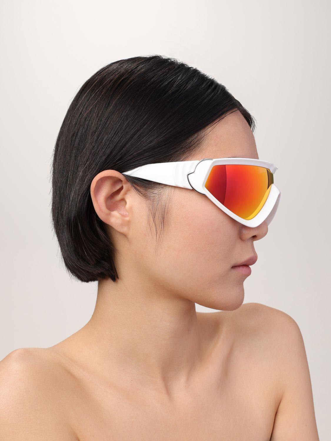Moncler Gray Acetate Square Sunglasses