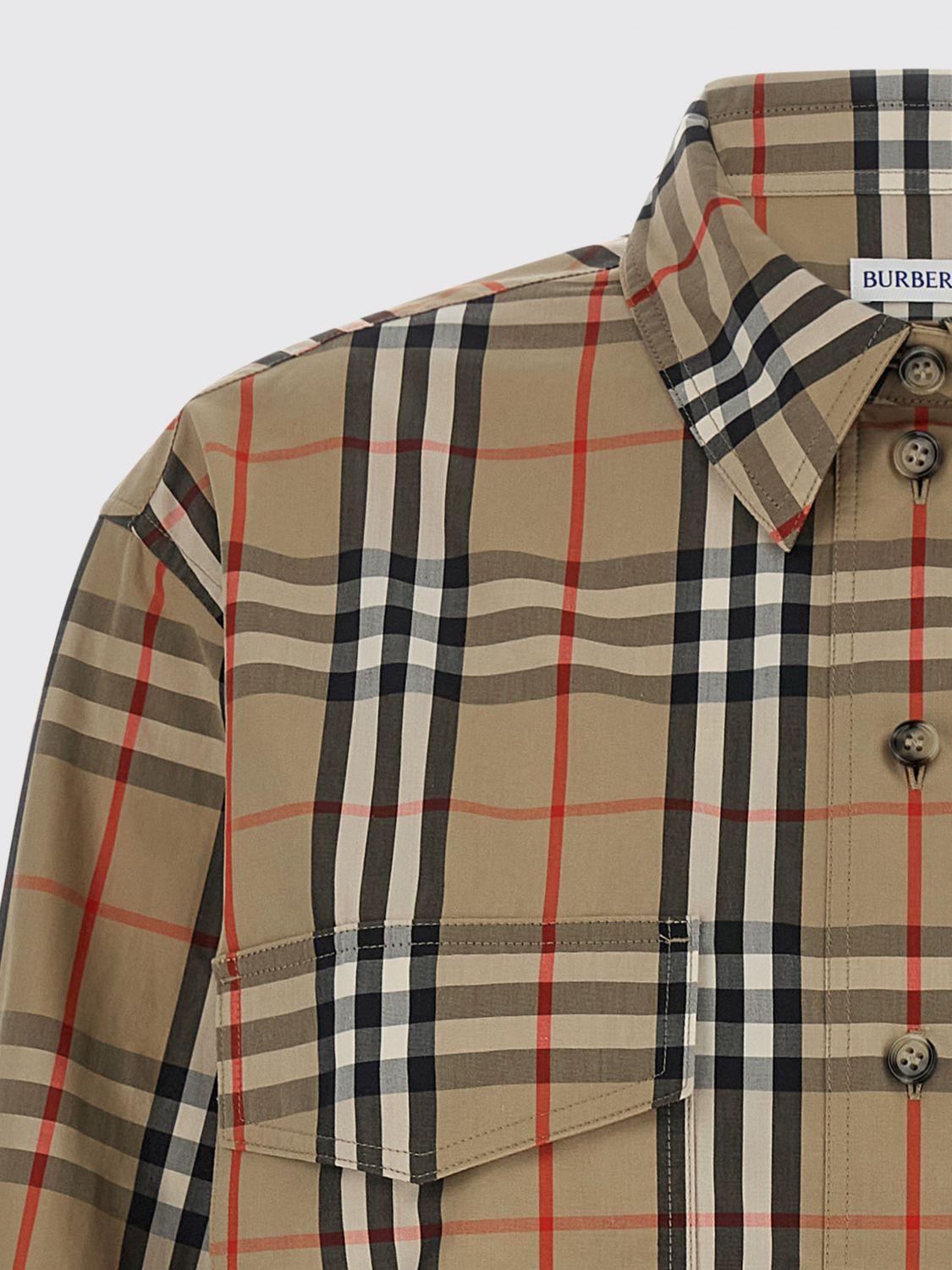 BURBERRY Long Sleeve Button-Up Shirt