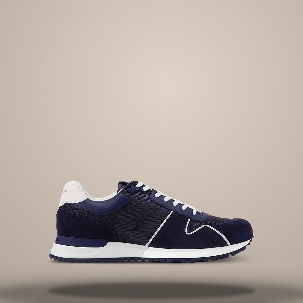 Louis Vuitton Run Away Blue Low-Top Sneakers 1AKBM6