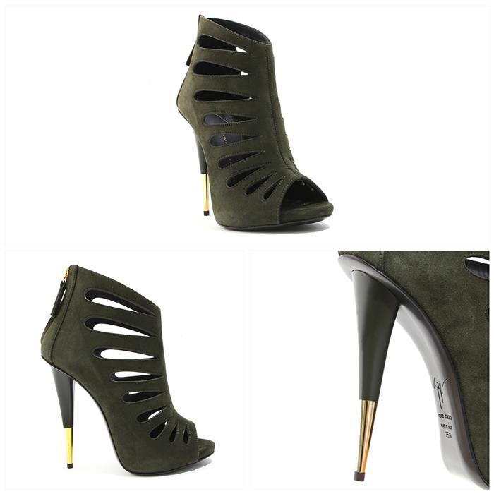 Giuseppe Zanotti Arien High Heel Pumps I37078 MILITARE