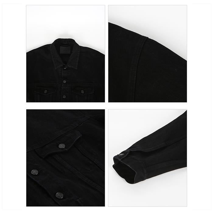 BALENCIAGA Oversized Denim Jacket for Men 724649 TNW40 1105