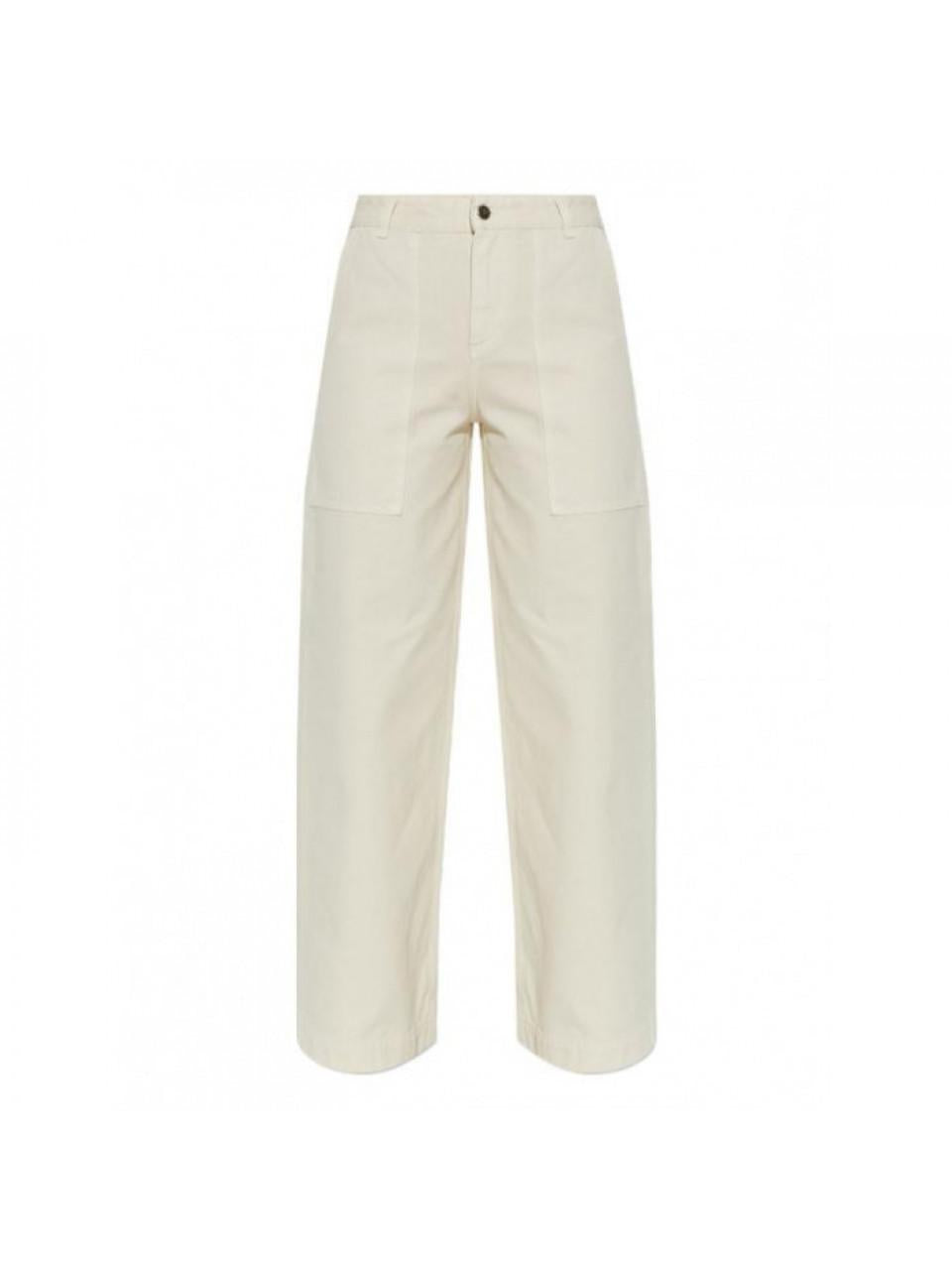 Moncler Women's Cotton Leather Logo Pants 2A00003 5999H 20F