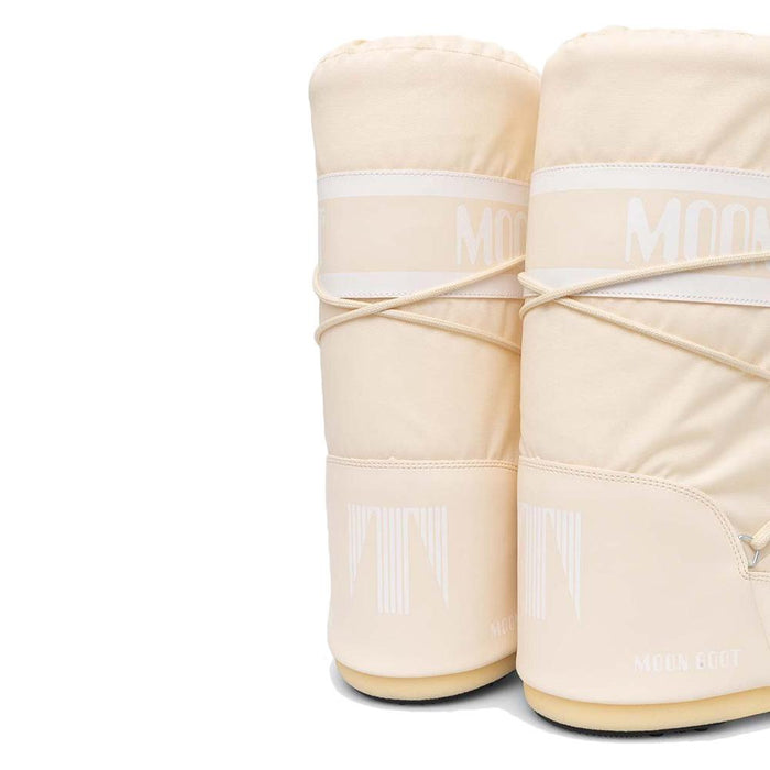 MOON BOOT Women’s Icon High Nylon Ankle Boots Cream