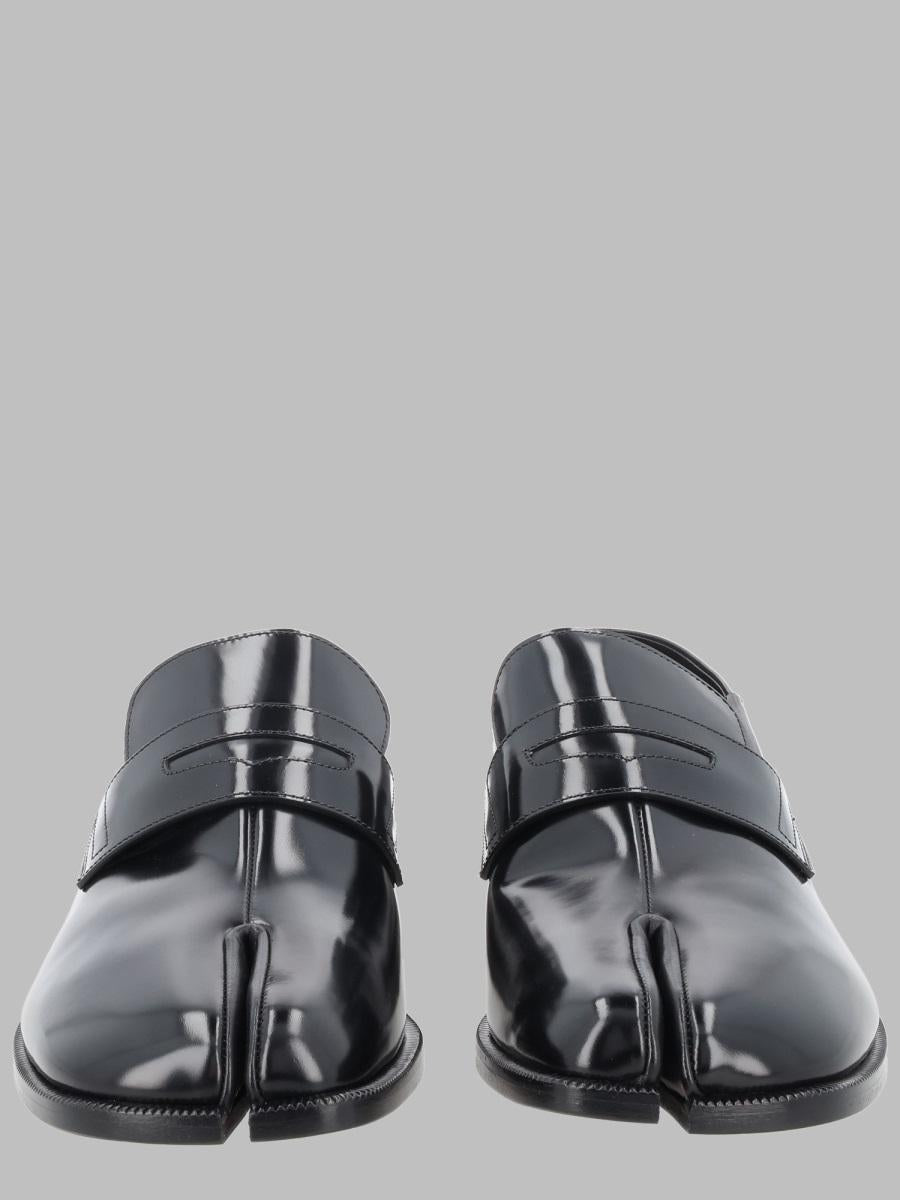 Maison Margiela Black Leather Loafers