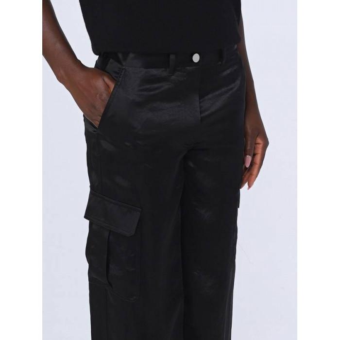 Theory Crushed Acetate Cargo Pants N0509214 001