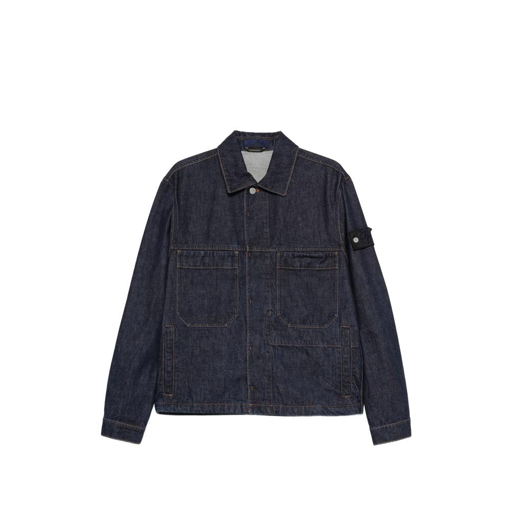 STONE ISLAND Nylon Bomber Jacket Navy Men’s
