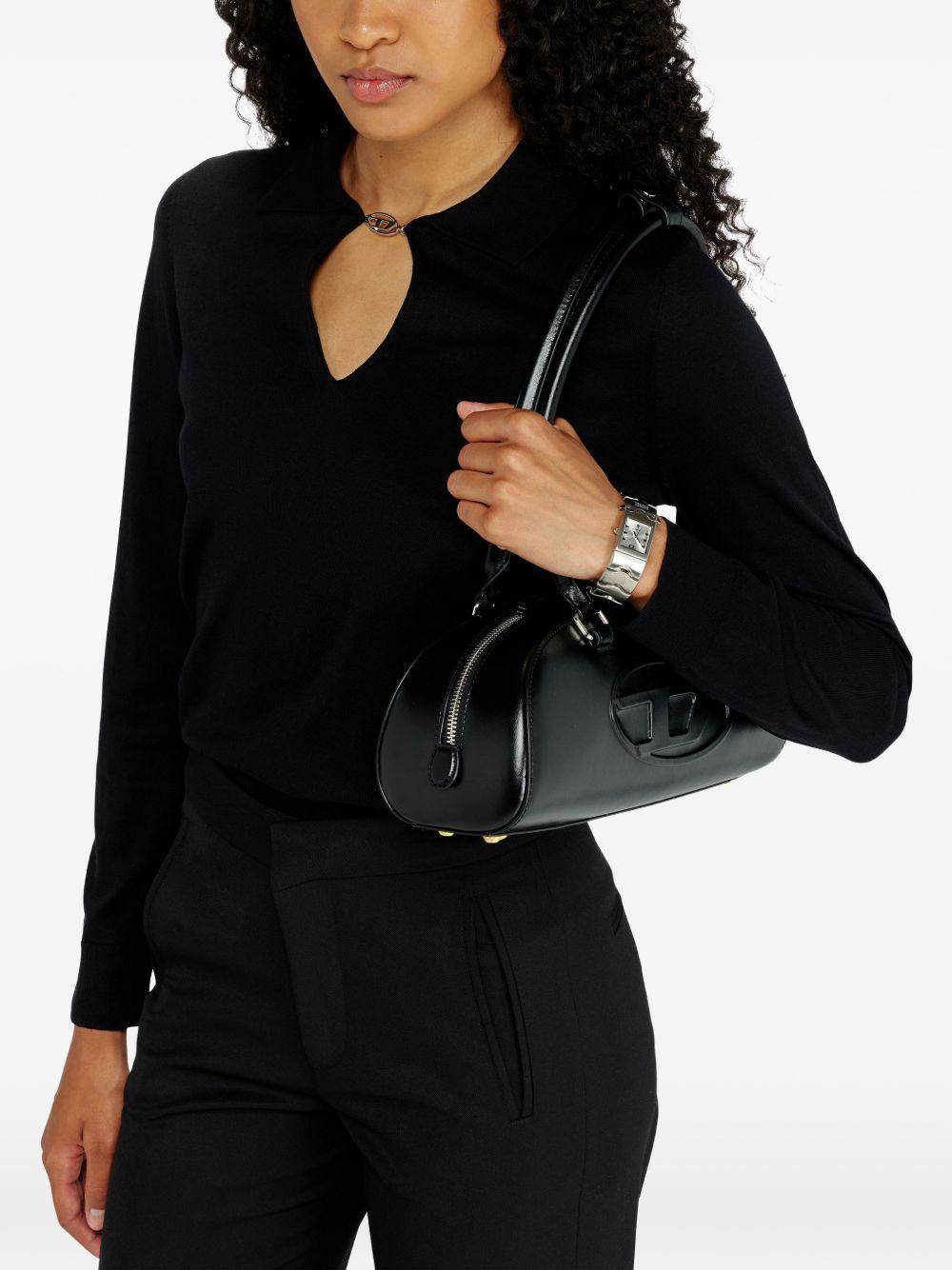DIESEL Long Sleeve V-Neck Knit Sweater for Women