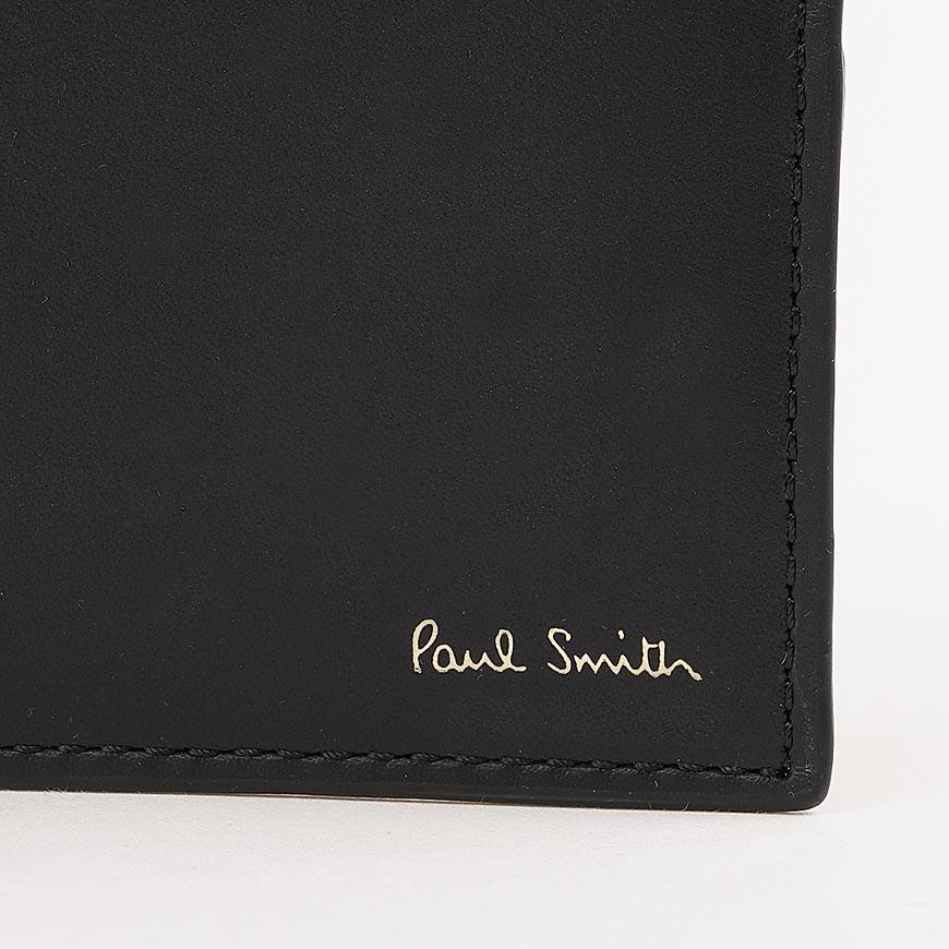 Paul Smith Men’s Stripe Leather Bifold Wallet M1A 4832 CMULTI 79