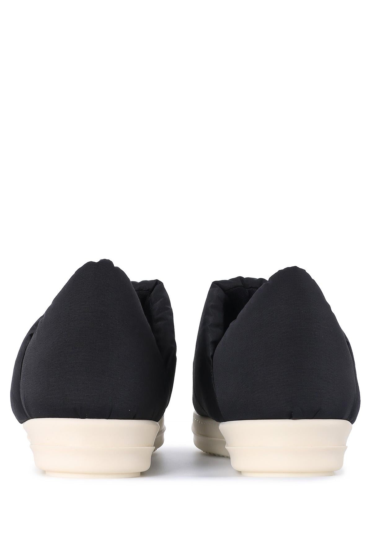 Rick Owens DRKSHDW Puffer Black Milk Slip-On Sneakers DU02D2827 MUPA 91