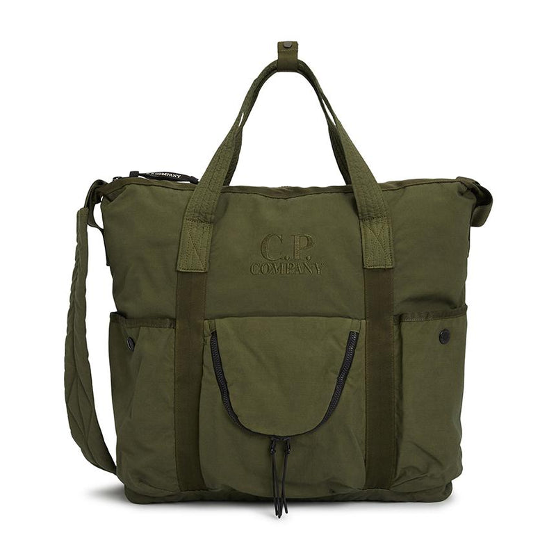 CP Company Men’s Nylon Tote Bag Green