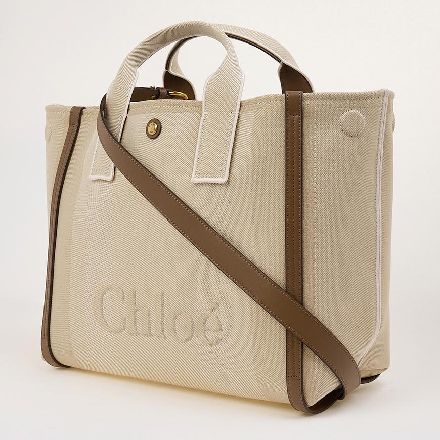 Chloe Women’s Cary Tote Bag Leather Beige