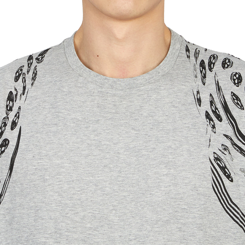 Alexander Mcqueen Men’s Short Sleeve T-Shirt Black Cotton