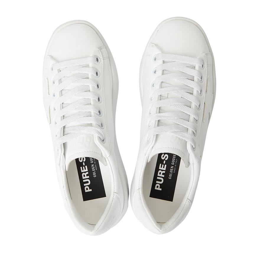 GOLDEN GOOSE Purestar Leather Low-Top Sneakers for Women GWF00197 F003954 10100