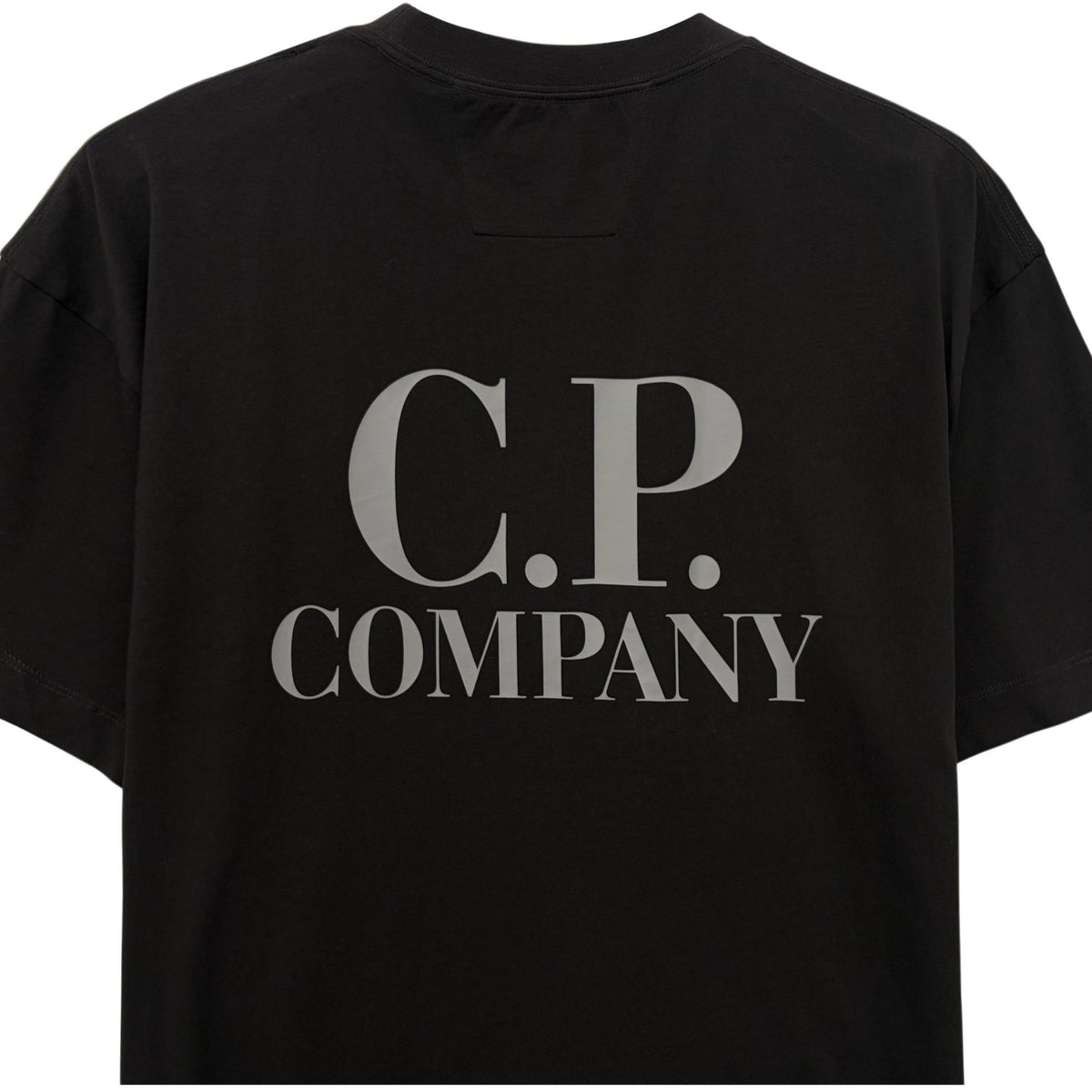 CP Company Back Logo Short Sleeve T-Shirt Black Men 20 CMTS086A