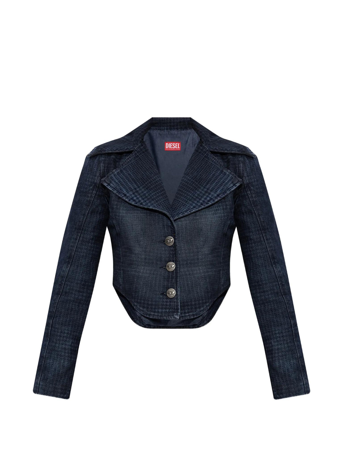 DIESEL Black Denim Jacket Women’s Casual Outerwear