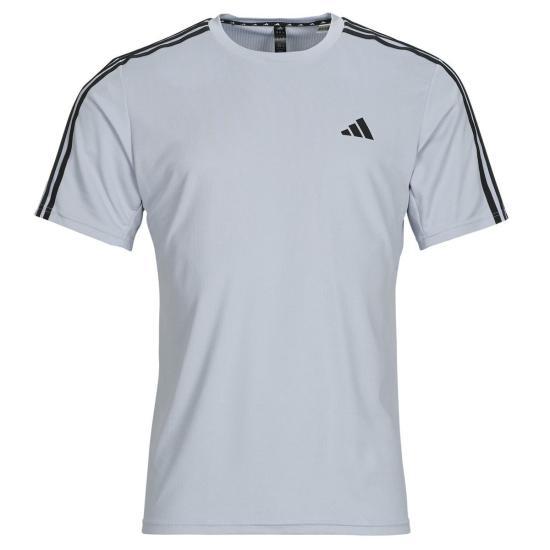 Adidas Men’s Short Sleeve T-Shirt JX2713 HALO SILVER BLACK DOM