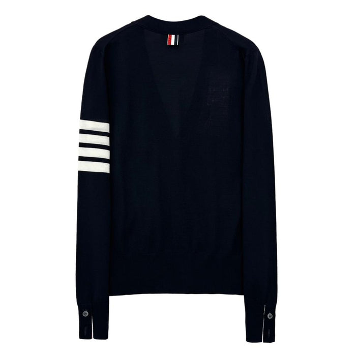THOM BROWNE Women’s Wool Armband Cardigan Navy