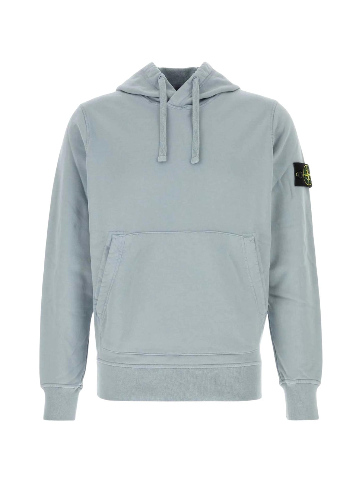 STONE ISLAND Cotton Pullover Hoodie Men’s Gray