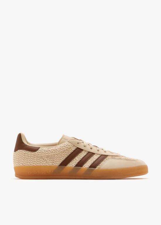 A.P.C. Sand Strata Brown Gum Sole Sneakers