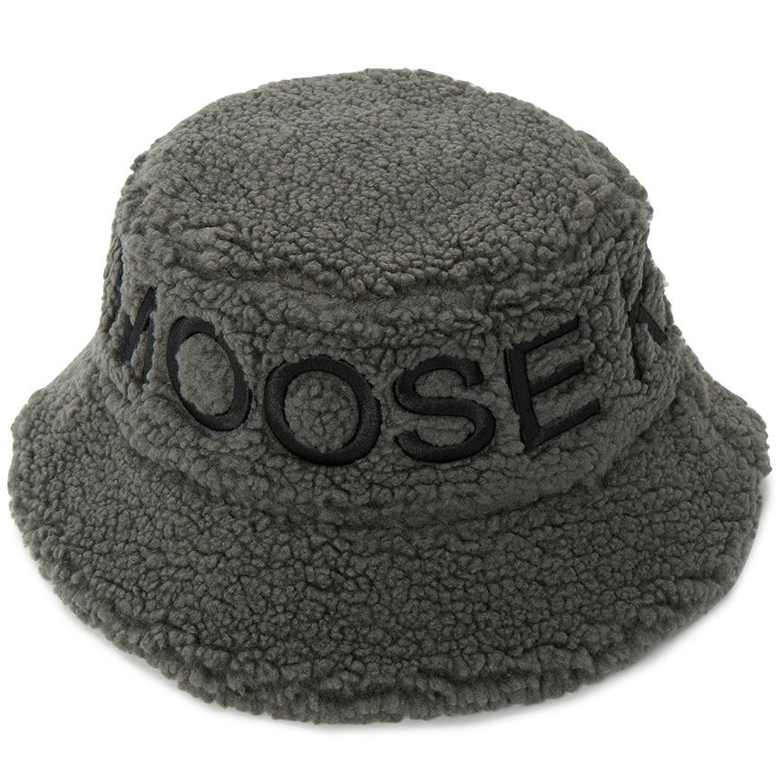Moose Knuckles Cobble Bucket Hat Unisex Black Cotton Cap