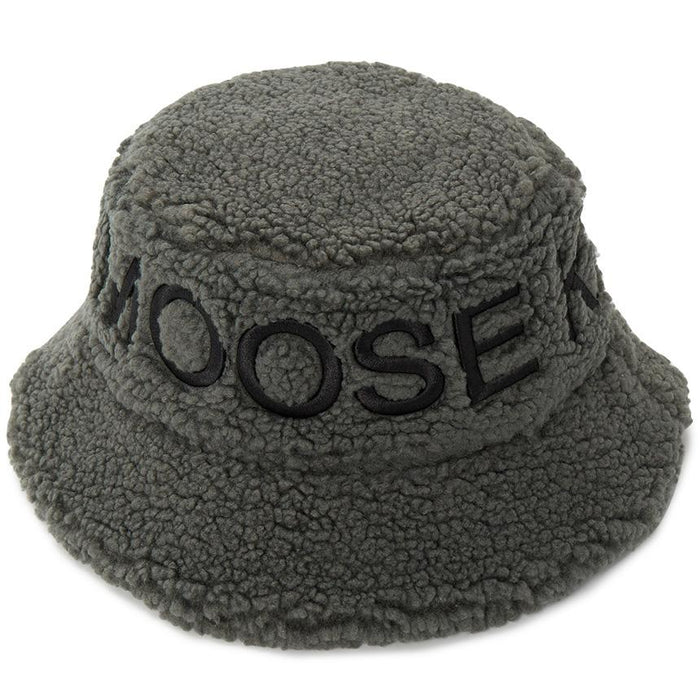 Moose Knuckles Cobble Bucket Hat Unisex Black Cotton Cap