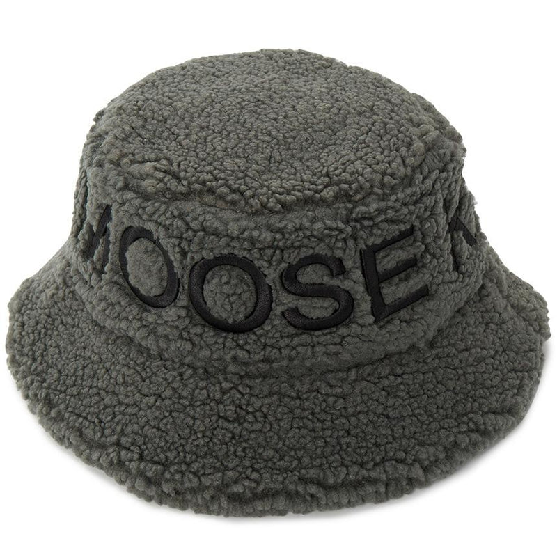 Moose Knuckles Cobble Bucket Hat Unisex Black Cotton Cap