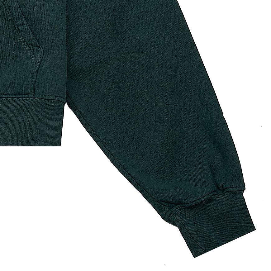 SPORTY&RICH Women’s Healthy Ivy Cropped Hoodie Forest White