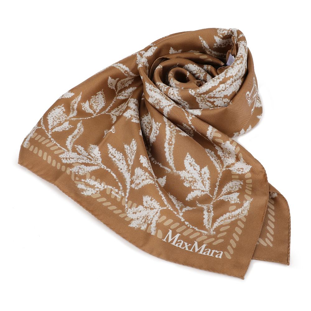 Max Mara Studio Carre Silk Scarf MXACARRE90W1 001