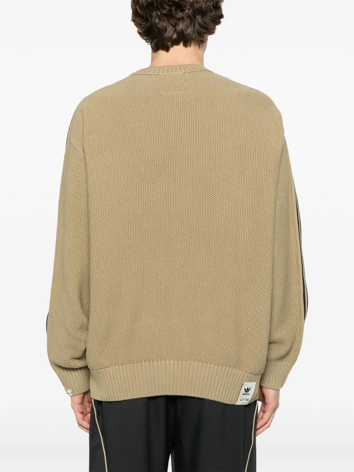 SONG FOR THE MUTE adidas collaboration hemp crewneck knit sweater JL7510