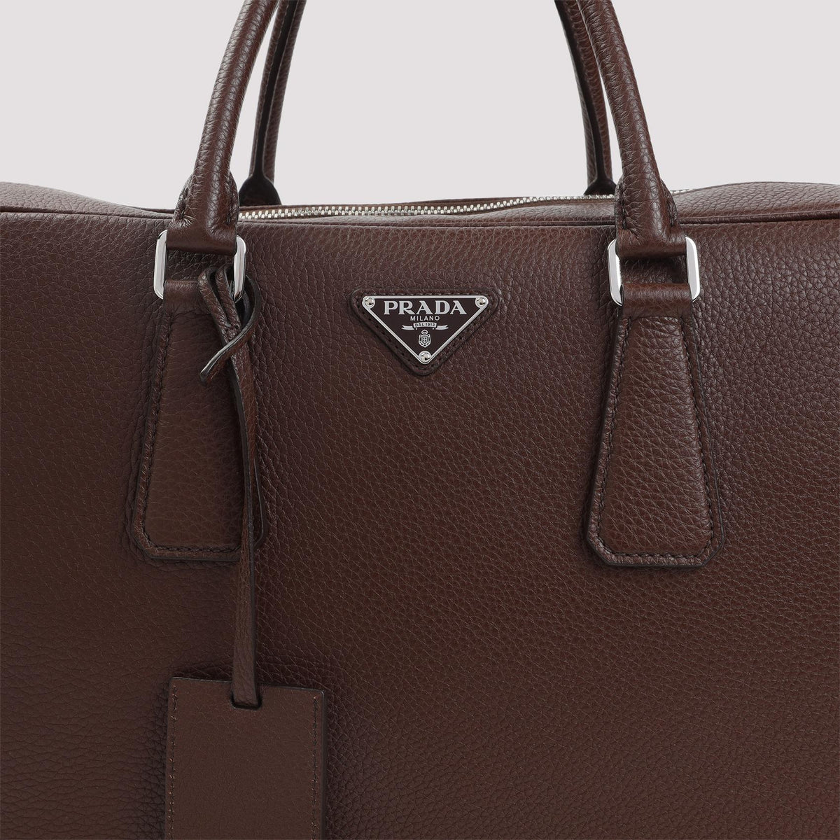 PRADA Black Leather Briefcase