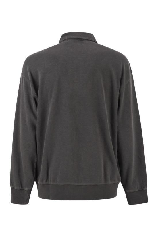 CARHARTT WIP Black Cotton Logo Polo Shirt for Men