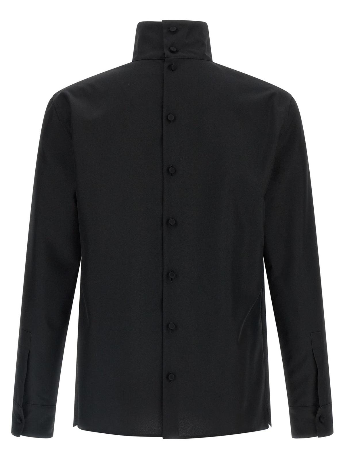 GUCCI Long Sleeve Shirt Black Men’s Fashion FW25